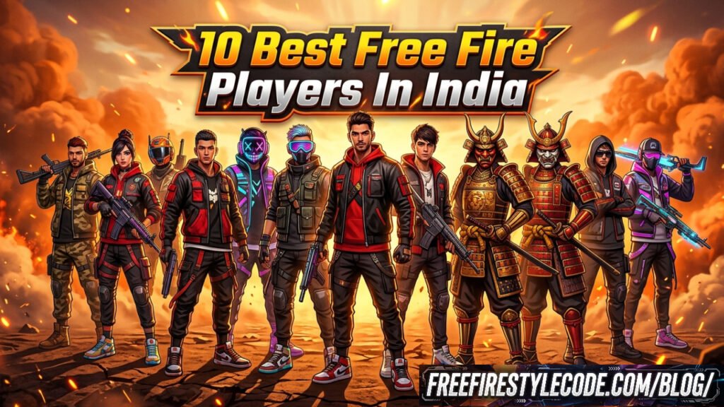 10 Best Free Fire Players In India