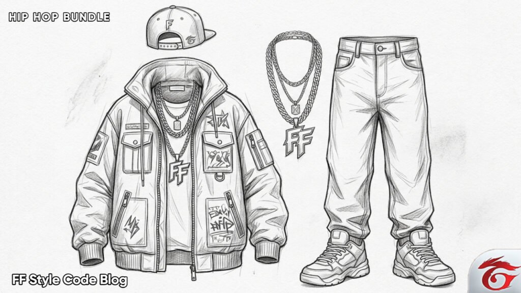 Free Fire Hip Hop Bundle Drawings Shared By Fan Club