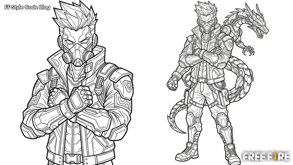 Artistic Cobra Style Free Fire Pencil Drawings Collection