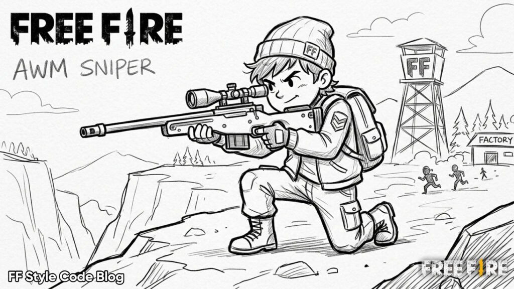 Beginner Friendly Free Fire Drawing Ideas For Kids
