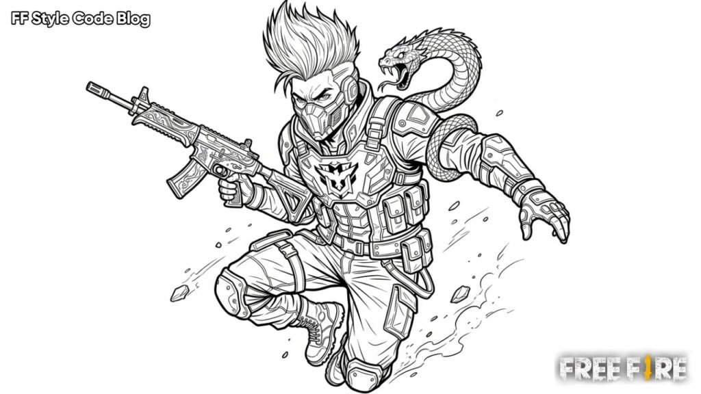 Cool Cobra Inspired Free Fire Drawing Concepts