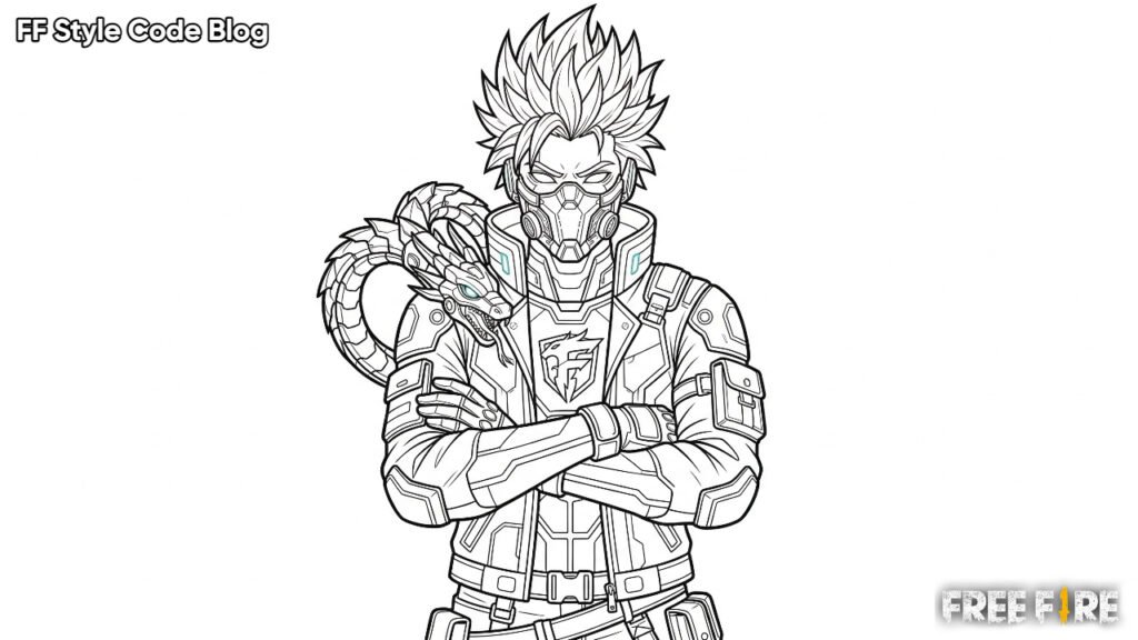 Creative Cobra Themed Free Fire Drawing Inspirations