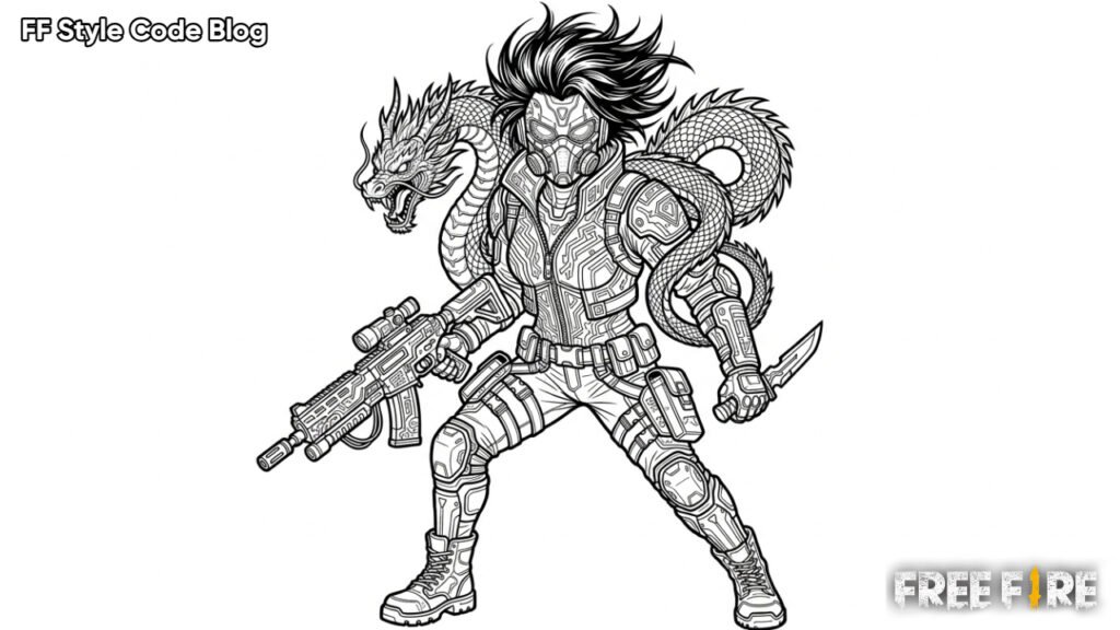 Detailed Cobra Character Sketches From Free Fire