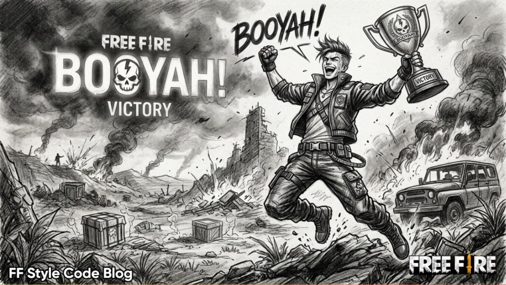 Eye catching Free Fire drawing with vibrant style