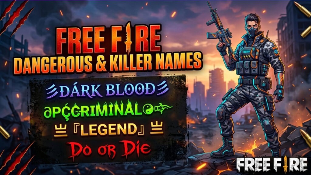 Free Fire Dangerous & Killer Names