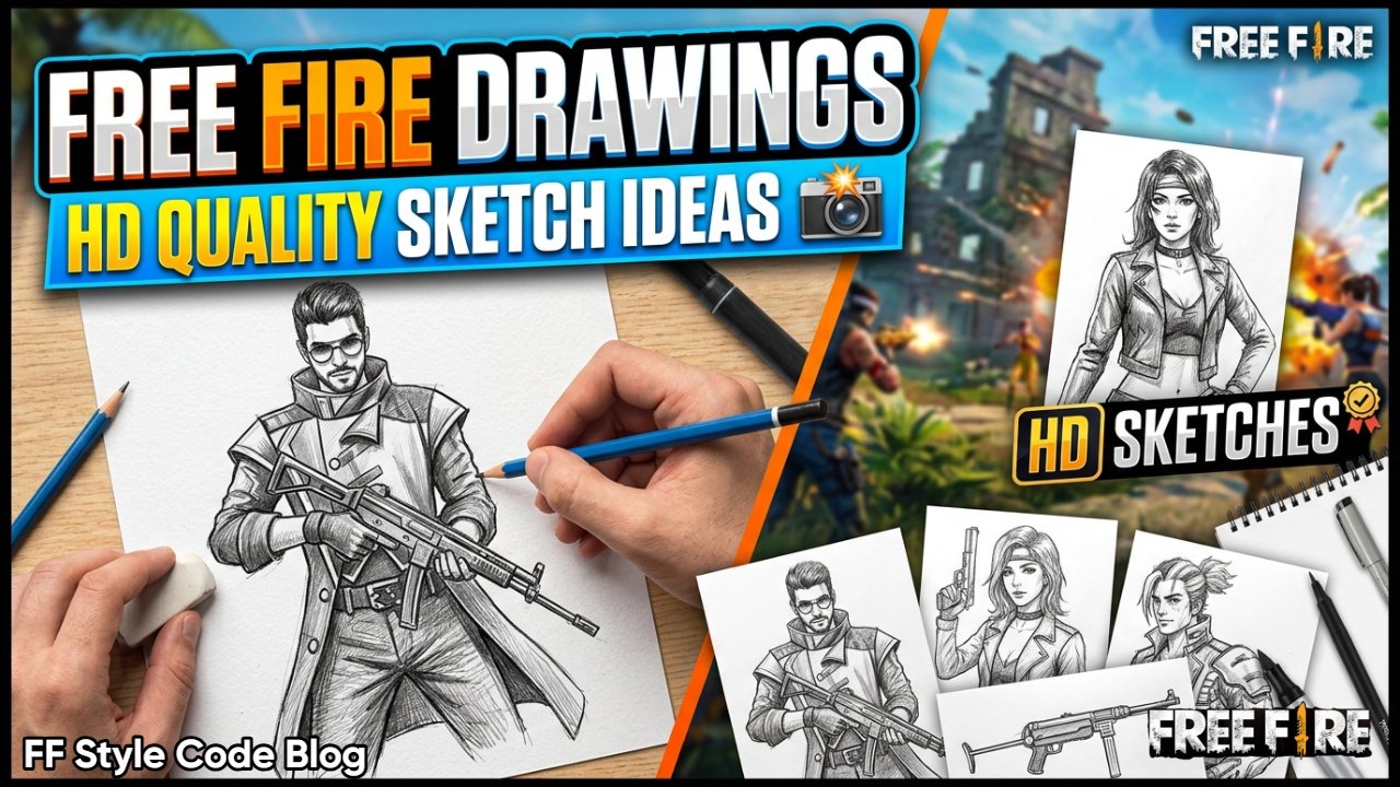 Free Fire Drawing Image Thumnail