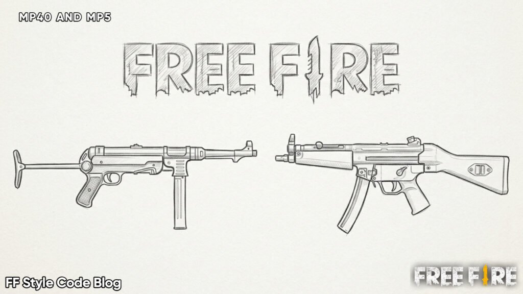 Free Fire Gun Drawing Styles for All Skill Levels