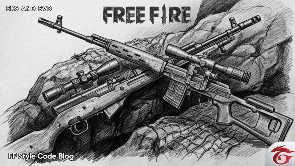 Free Fire Gun Drawing Tutorials for All Ages
