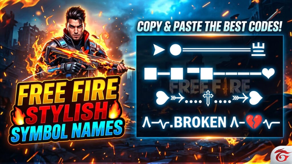 Free Fire Stylish Symbol Names