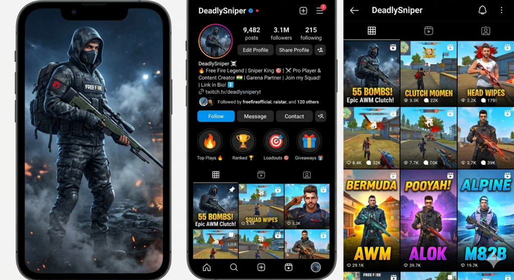 free fire freestyle player name for boys