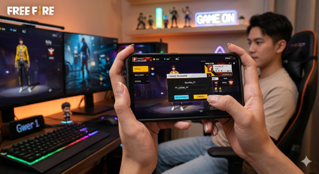 Change name in Free Fire