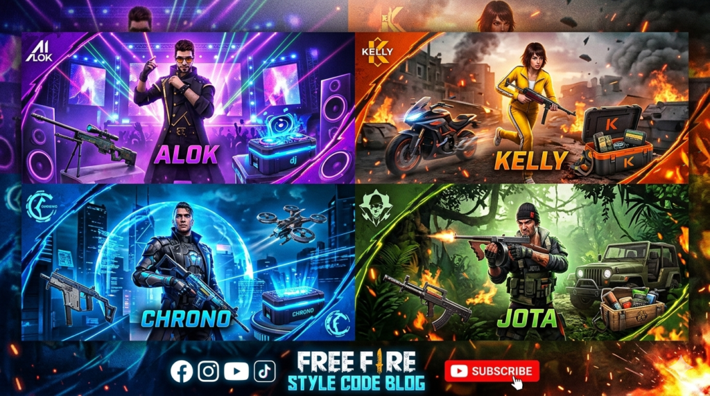 Latest Free Fire Banner Background Design Ideas HD
