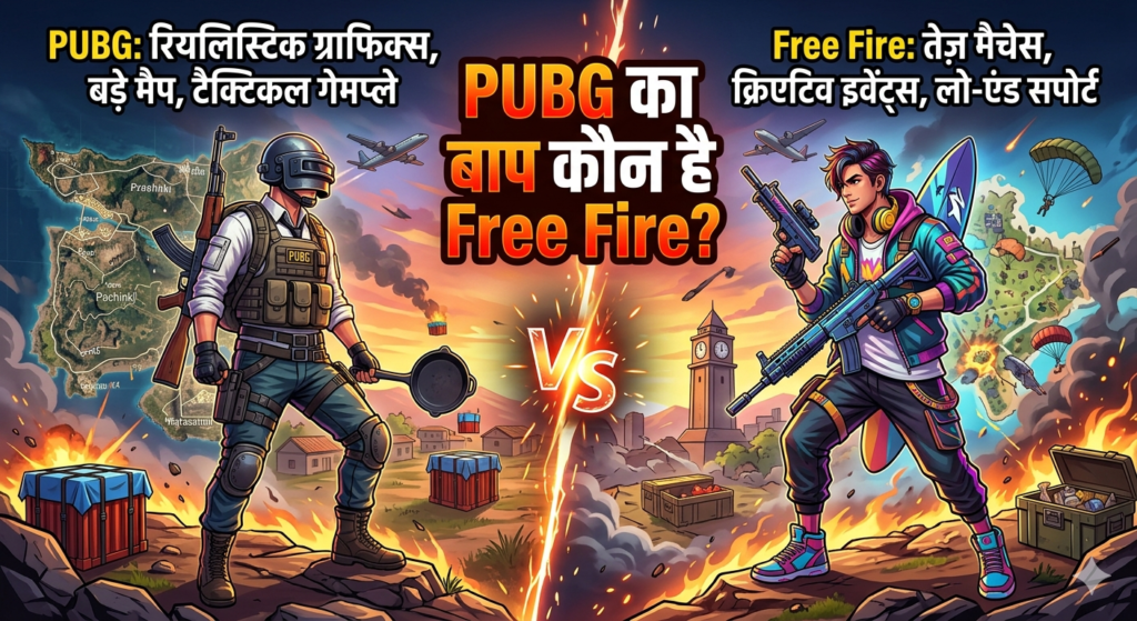 Free Fire ka baap kaun hai gamers debate