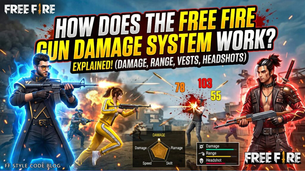 How Does The Free Fire Gun Damage System work?