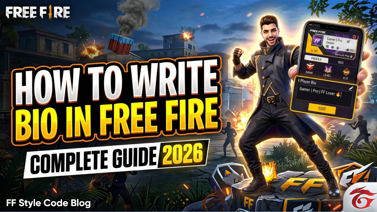 How To Write Bio In Free Fire Image Thumnail