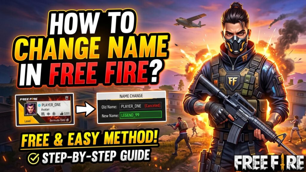 How to Change Name in Free Fire?