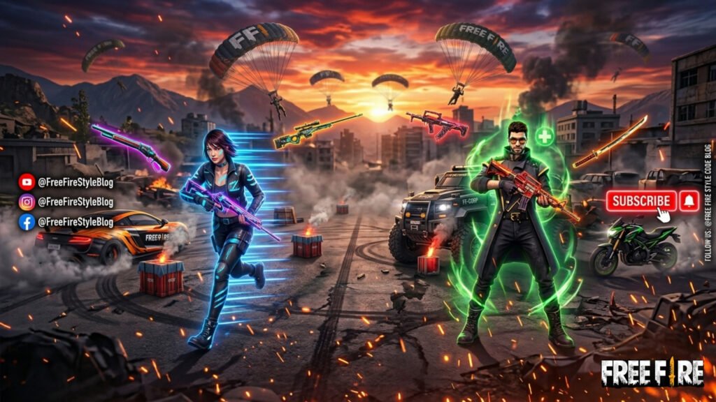 Professional Free Fire Banner Background Designs for Streamers