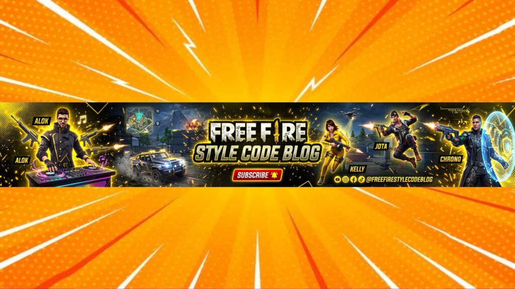 Stylish Free Fire Banner Code For Pro Influencers