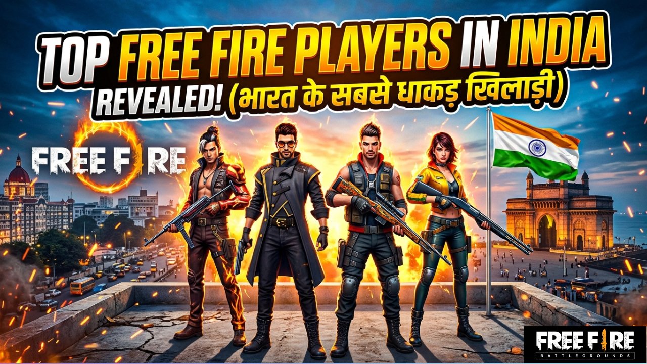 Top Free Fire Players In India Image Thumnail