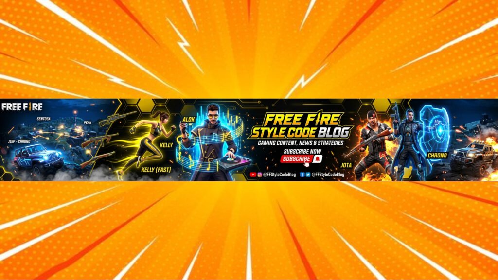 Unique Free Fire Banner Code For YouTube Influencers
