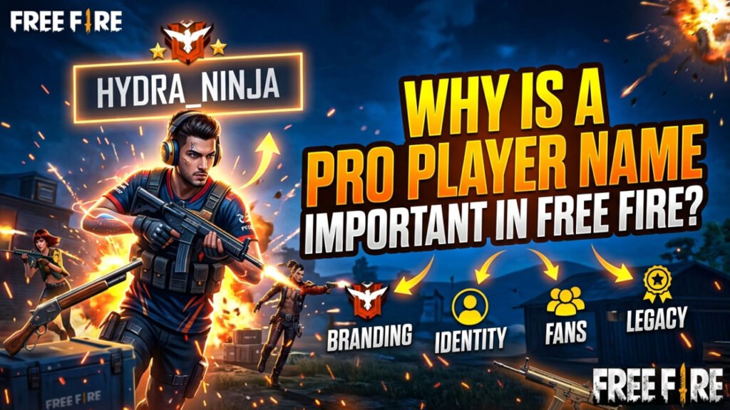 Why Is A Pro Player Name Important In Free Fire?