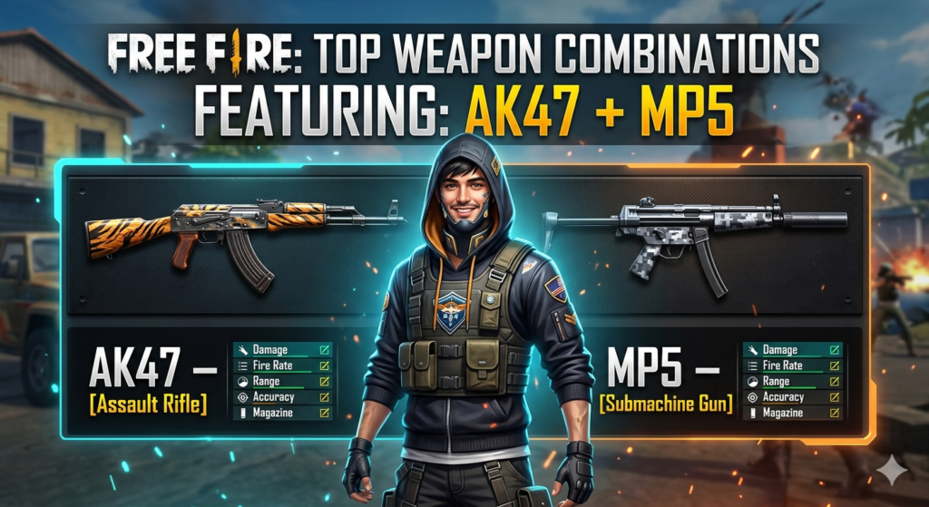 Groza high damage gun Free Fire