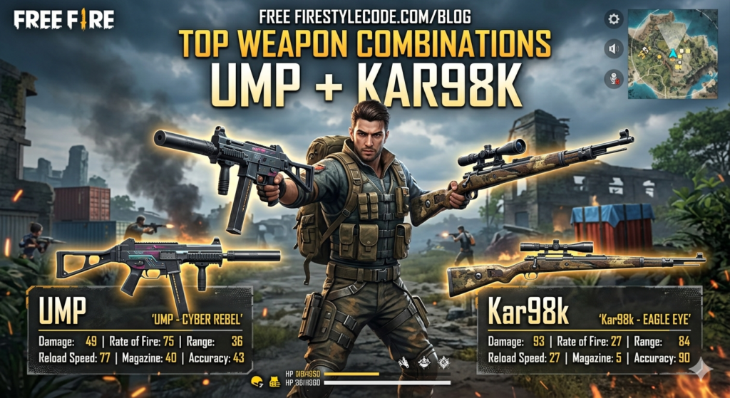 SCAR mid range shooting gameplay