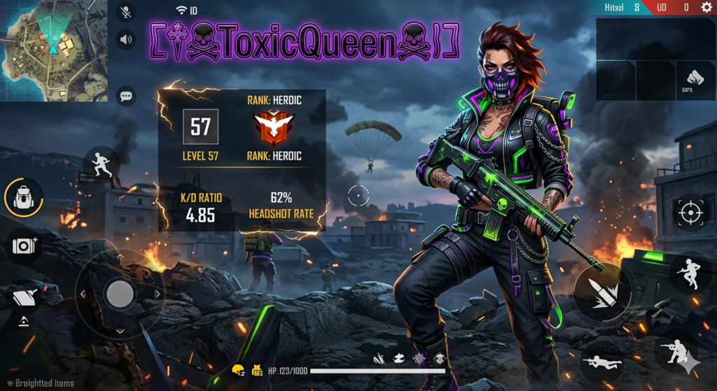 Toxic Girl Stylish Name ideas