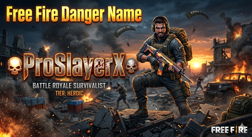 Free Fire killer name design