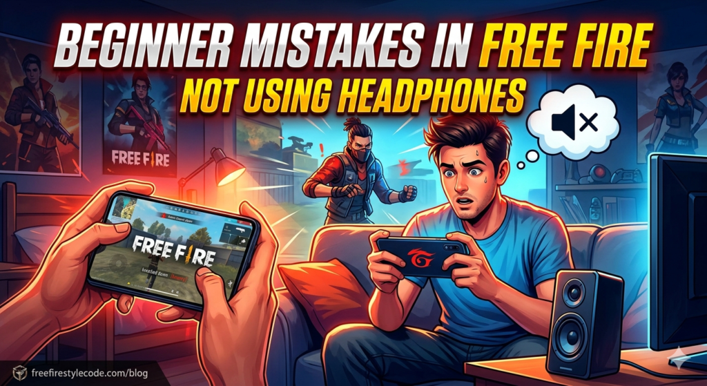 Free Fire headphones sound awareness