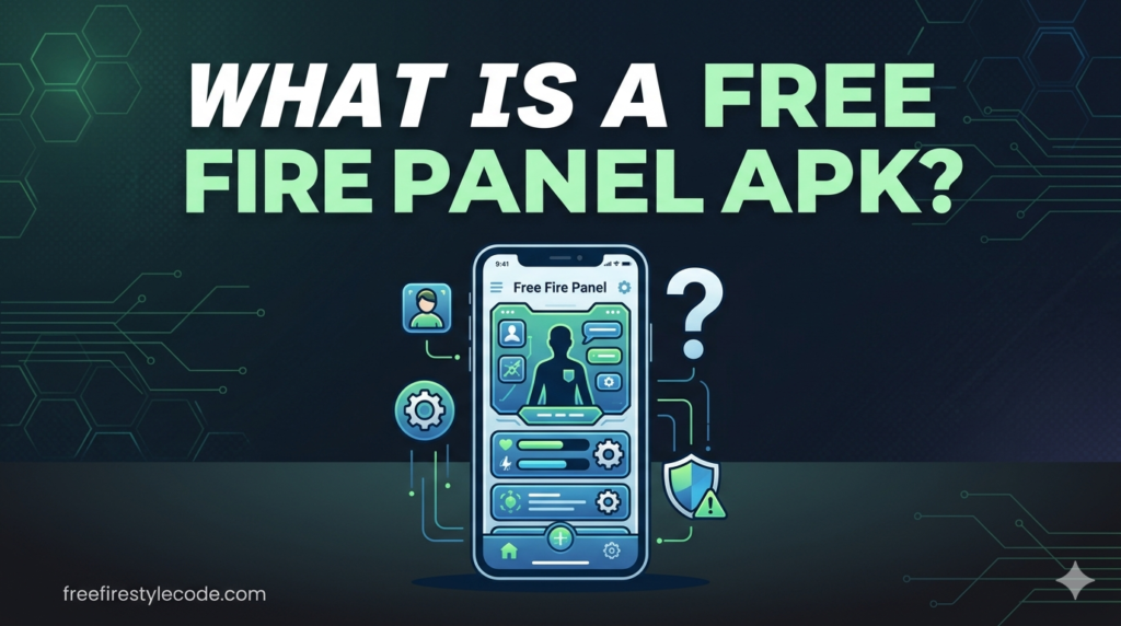 Free Fire panel APK homepage screenshot